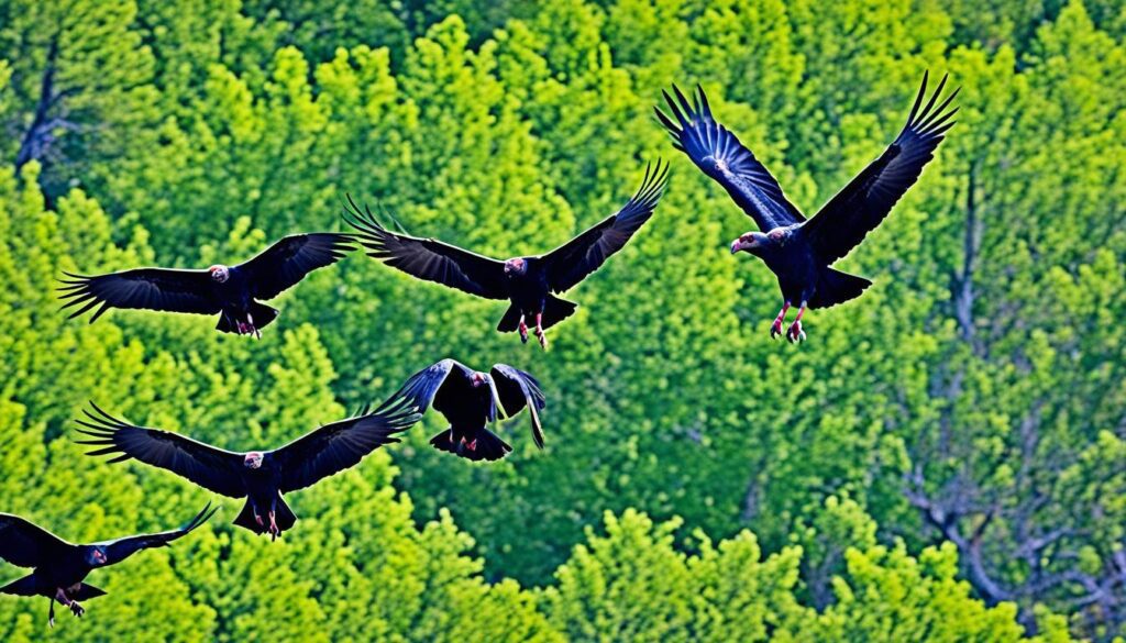 Habits of Turkey Vultures maine