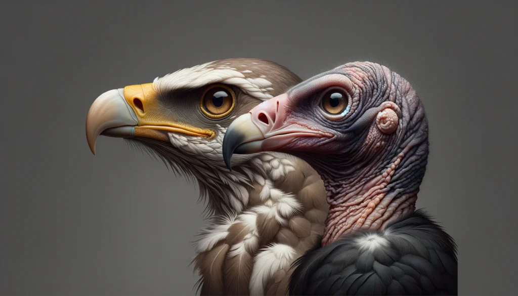 Buzzard vs Turkey Vulture Head Characteristics