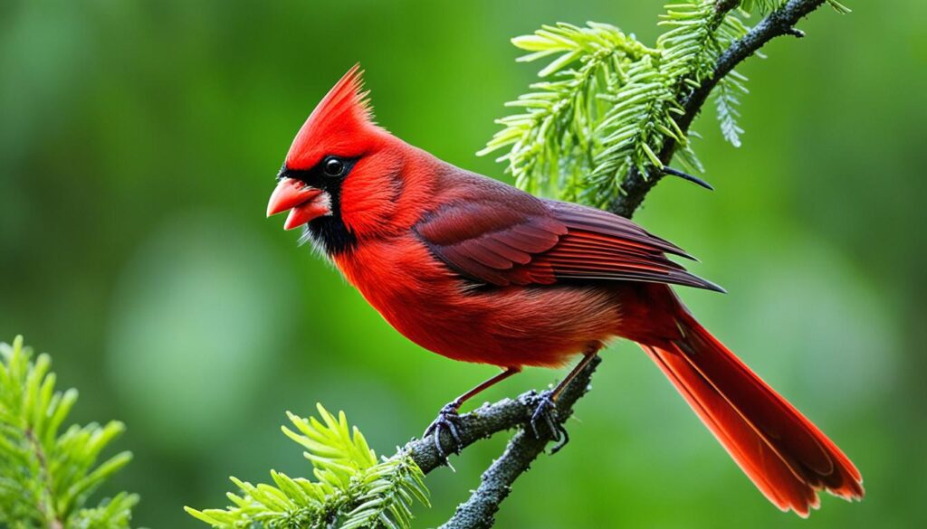 cardinal bird on tree